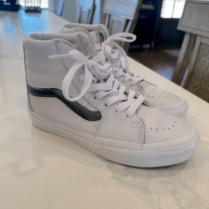 VANS unisex white high tops